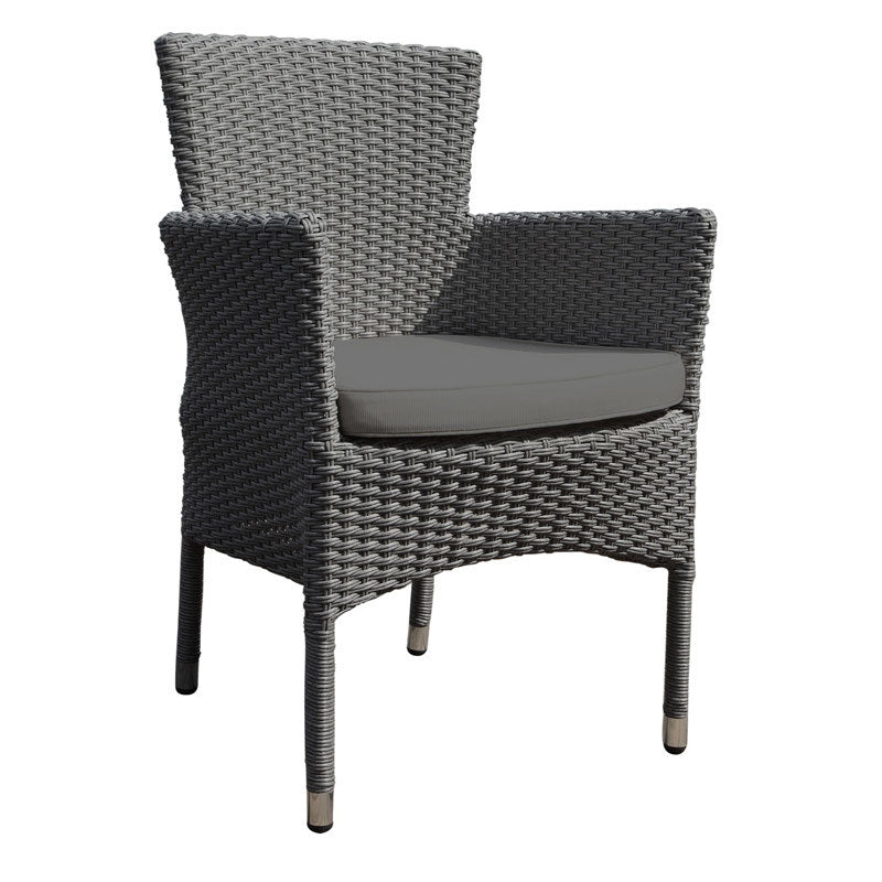 Black wicker chair cushions outlet