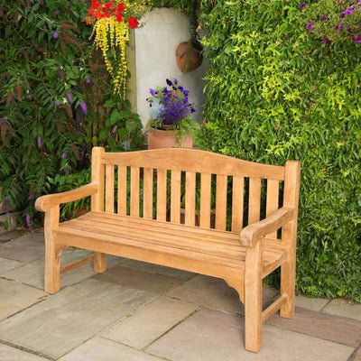Ultra Luxury Grade A Teak Garden Bench 3 Seater 150cm