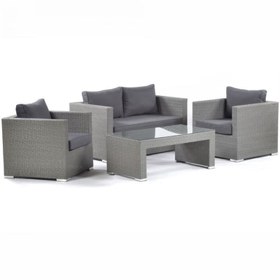 Rattan Sofa Set with Coffee Table