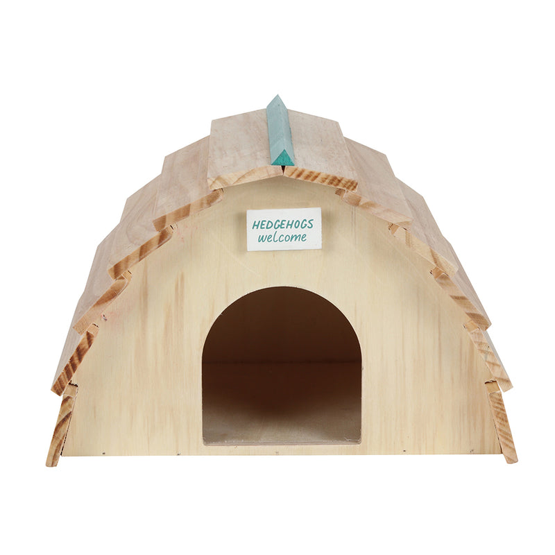 Wooden Hedgehog House and Wooden Bee House