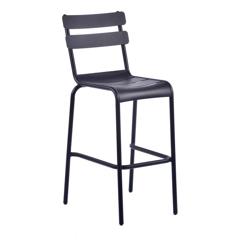 Aluminium Bar Chair - Black