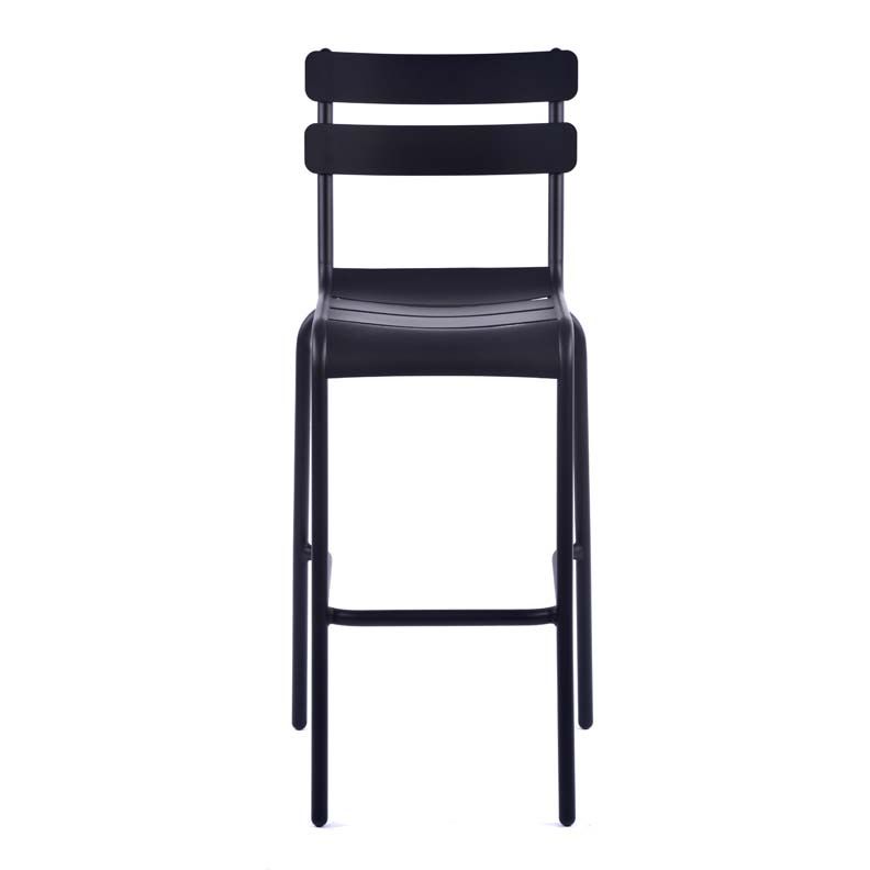 Aluminium Bar Chair - Black