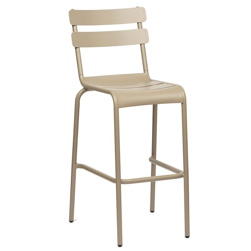 Aluminium Bar Chair - Taupe