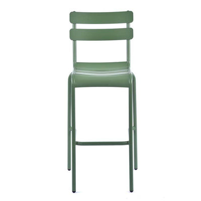 Aluminium Bar Chair - Olive Green