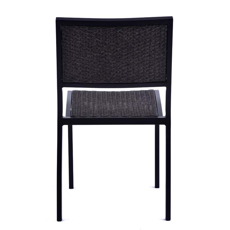 Rattan Side Chair - Grey