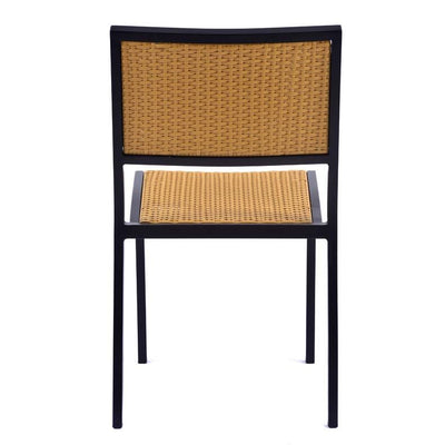 Rattan Side Chair - Teak Look