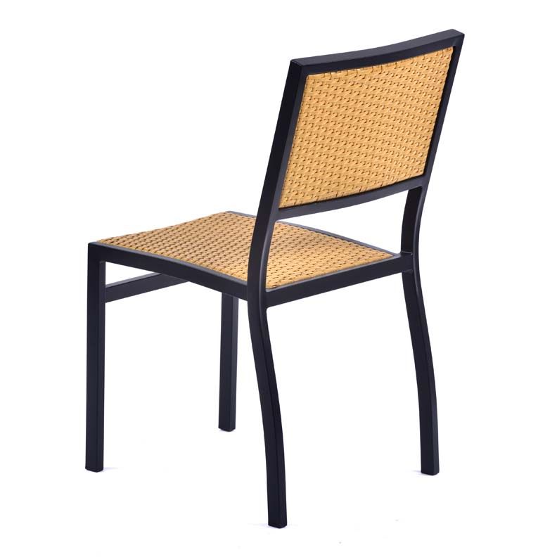 Rattan Side Chair - Teak Look