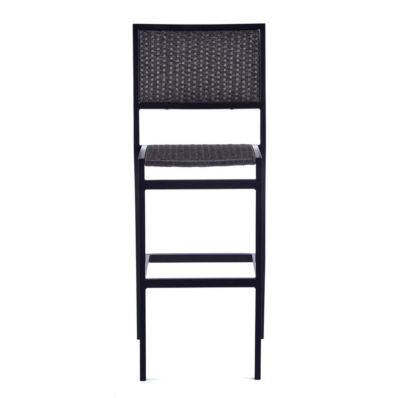 Rattan Bar Chair - Grey