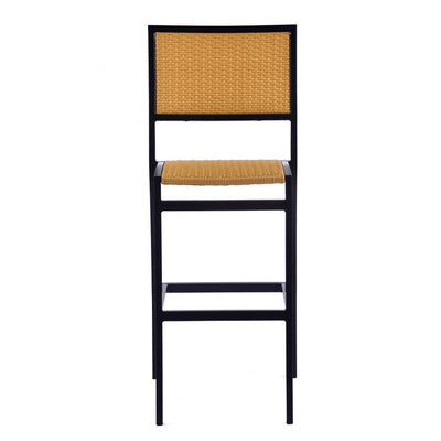 Rattan Bar Chair - Teak Look