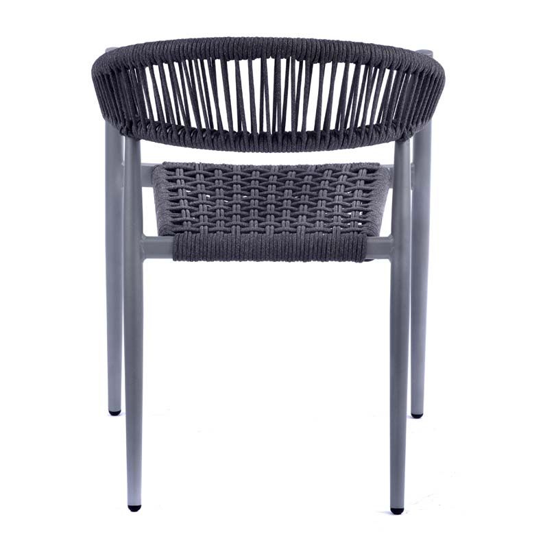 Rope Weave Arm Chair - Grey