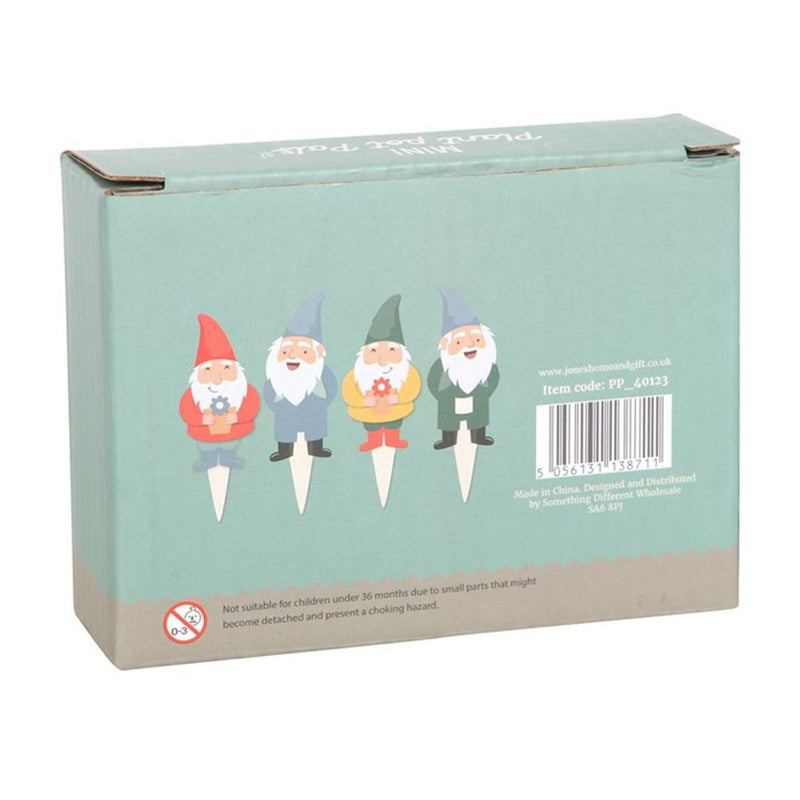 Set of 4 Mini Gnome Plant Pot Pals