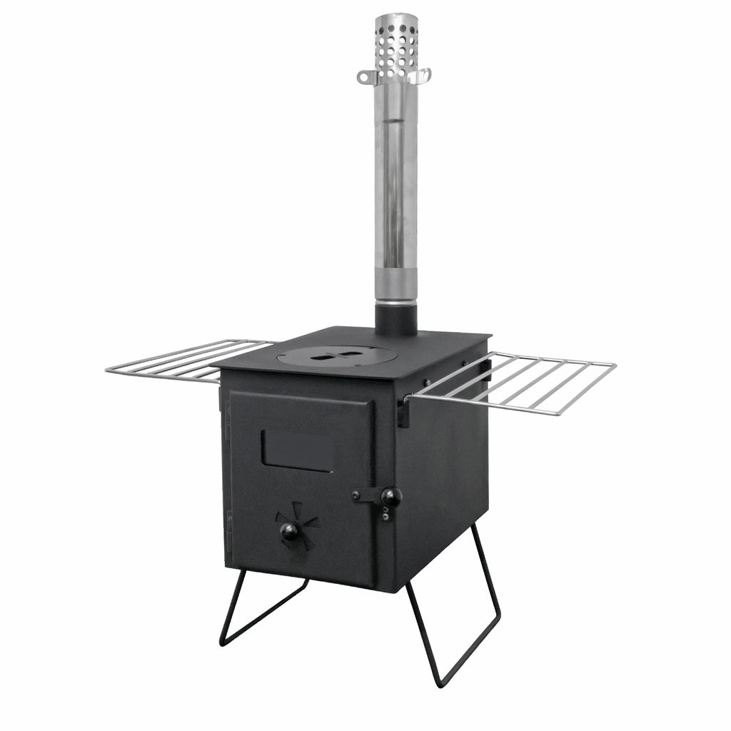 Royal Fire Pandora Portable Box Tent Stove in Charcoal – PiggyGarden