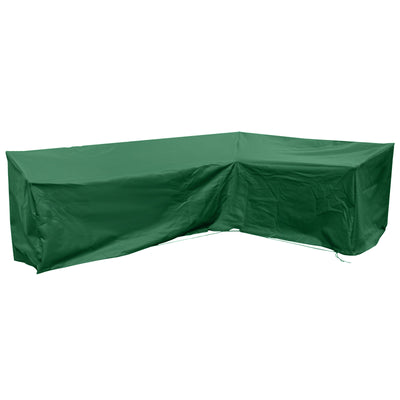Cozy Bay® Large Right-Hand L Shape Sofa Cover in Green
