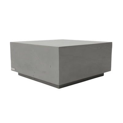 Medium Glass Reinforced Concrete Coffee Table - Space Gray