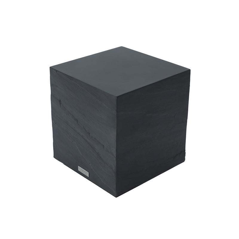 Glass Reinforced Concrete Side Table - Slate Black