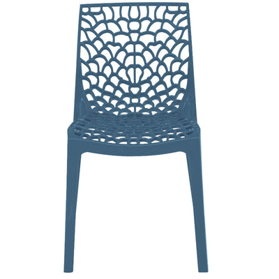 Neptune Polypropylene Avio Blue Plastic Chair