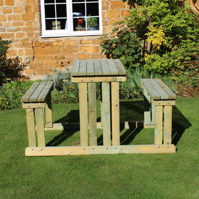 Easy Access Walk In 4 Seater Wooden Picnic Table
