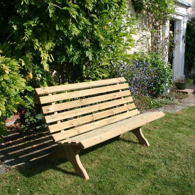 Lilly 3 Seat Outdoor Wooden Garden Bench