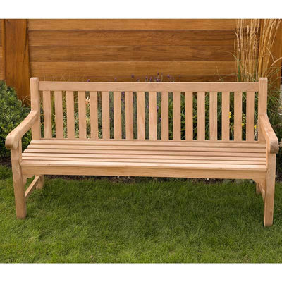 Luxury Grade A Teak Garden Bench 4 Seater 180cm