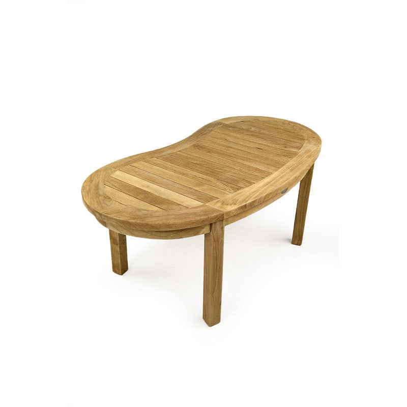 Teak Curved Outdoor Coffee Table