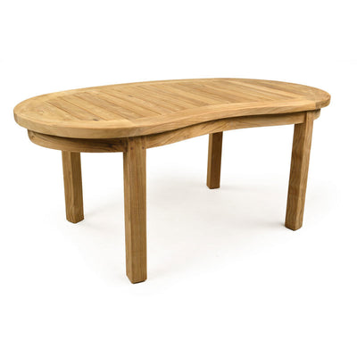 Teak Curved Outdoor Coffee Table