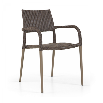 Rattan Arm Chair (Mahogany)