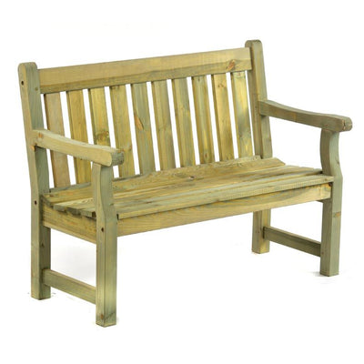 120cm Garden Bench for Two People (Green Pine)