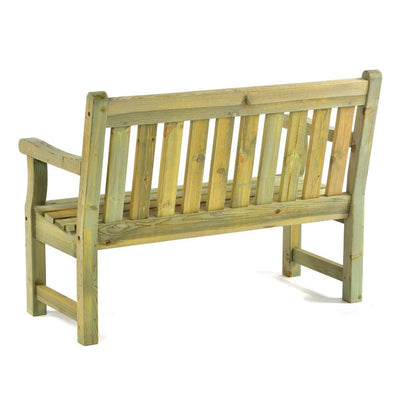 120cm Garden Bench for Two People (Green Pine)