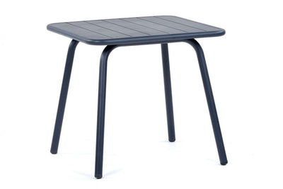 Bistro/Café Table - Square Durable Aluminium Design - 80x80 Anthracite