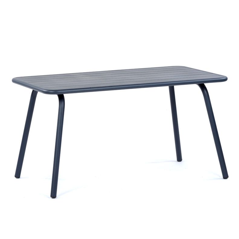 Bistro/Café Table - Rectangular Durable Aluminium Design - 140x80 Anthracite