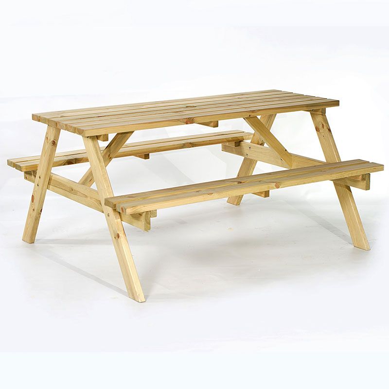 A-Frame 6 Seat Picnic Table Bench