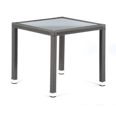 Oasis Rattan and Glass Square Garden Dining Table