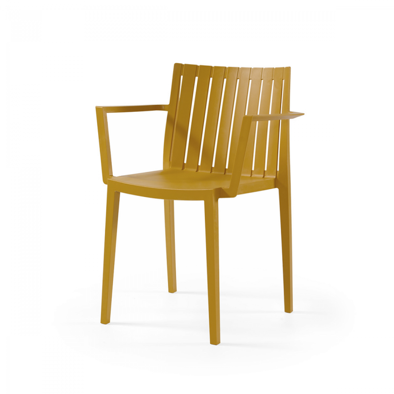 Durable Polypropylene Chair (Mustard)