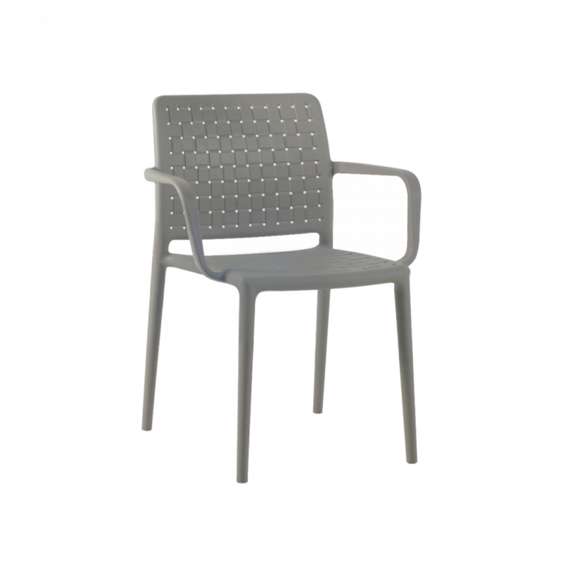 Armchair - Durable Commercial Polypropylene - Taupe