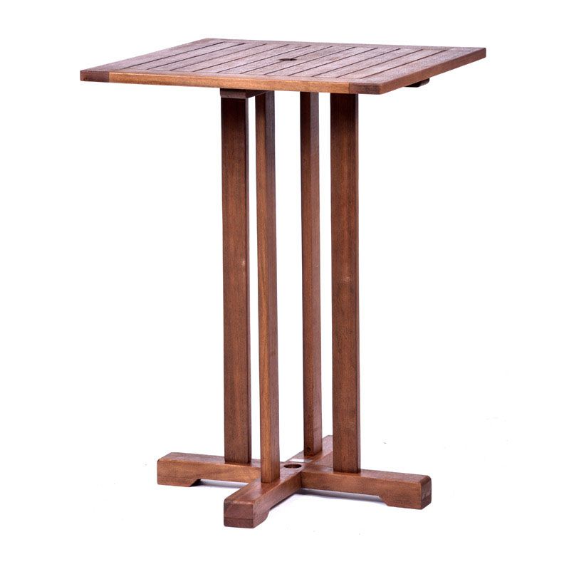 70cm Suqare Pedestal Commercial Grade Table
