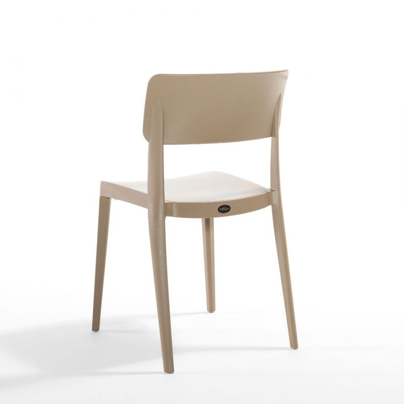 Sand Beige Side Chair - High Quality Polypropylene