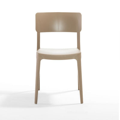 Sand Beige Side Chair - High Quality Polypropylene