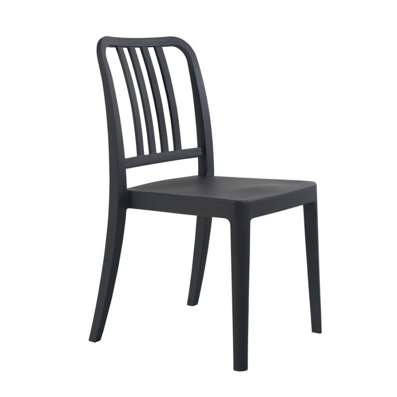 Varia Durable Polypropylene Side Chair - Anthracite